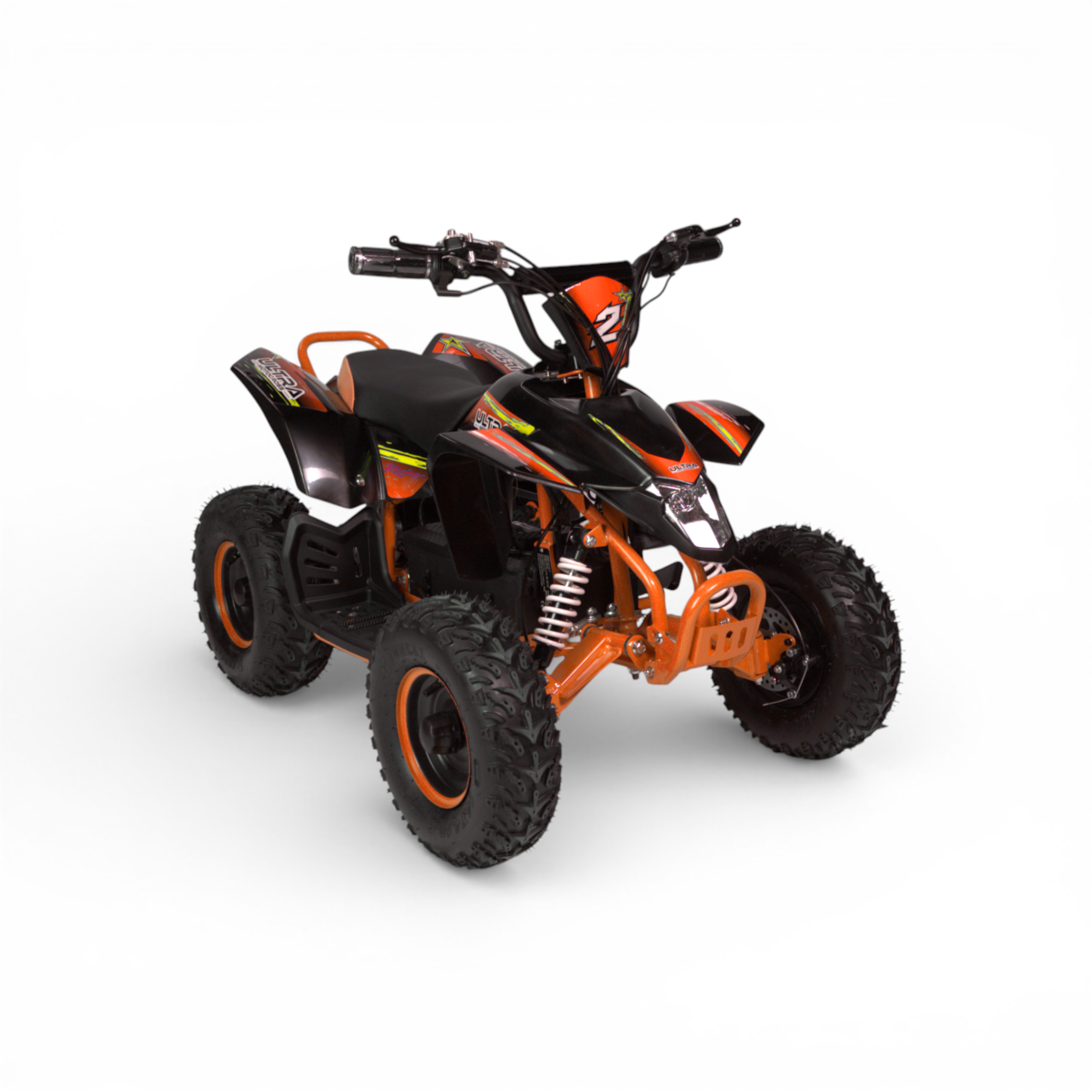 Elektrische Kinderquad Racing Accu 1000W 48V Oranje