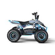 Elektrische Kinderquad Racing Accu 1000W 48V Grijs Blauw