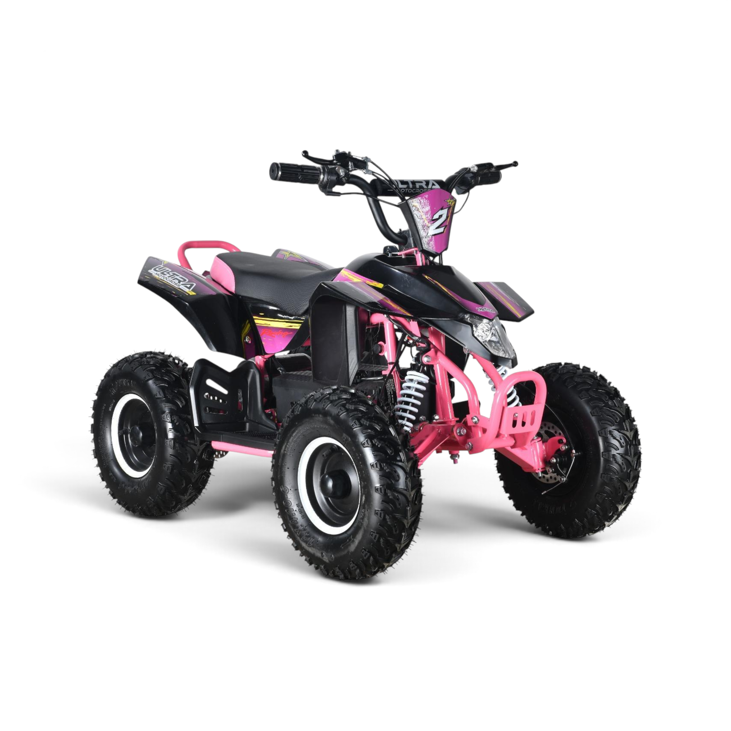 Elektrische Kinderquad Racing Accu 1000W 48V Roze