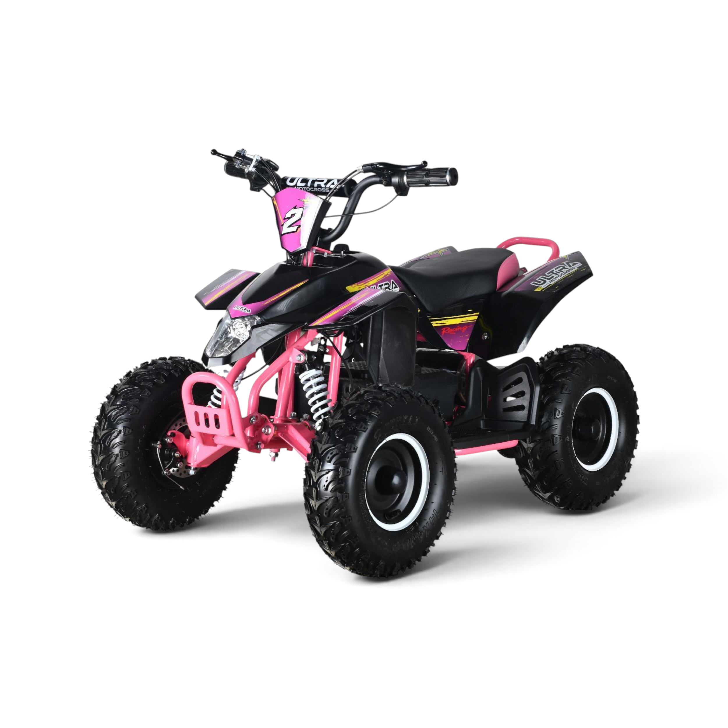 Elektrische Kinderquad Racing Accu 1000W 48V Roze