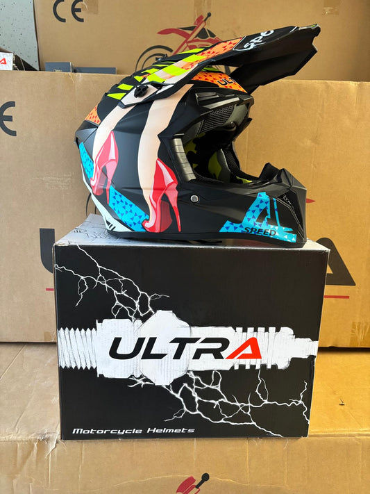 Ultra Motocross Motorcross Helm Pumps