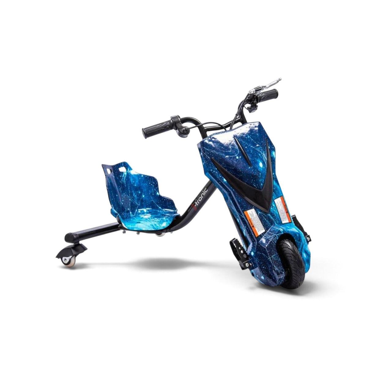 Elektrische Drift Trike 250W 36V Bluetooth Muziek Blue Sky