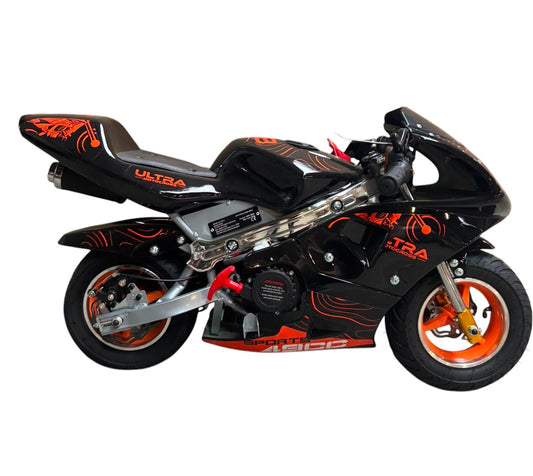 Ultra Motocross Mini Bike Wegracer 49cc Oranje/zwart