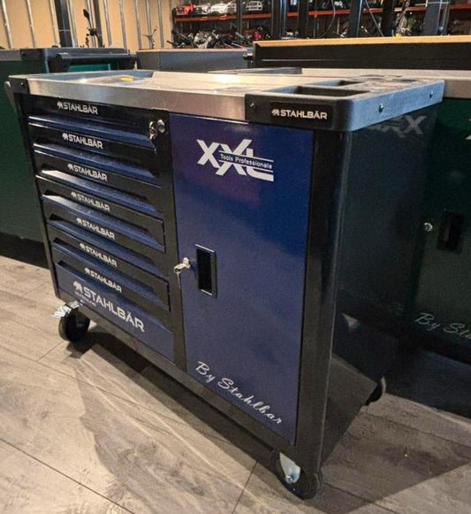 Stahlbar Gereedschapswagen XXL Krachtdoppen Blauw