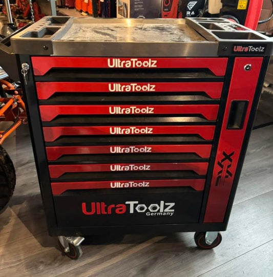 Ultratoolz Gereedschapswagen met Krachtdoppen Gevuld