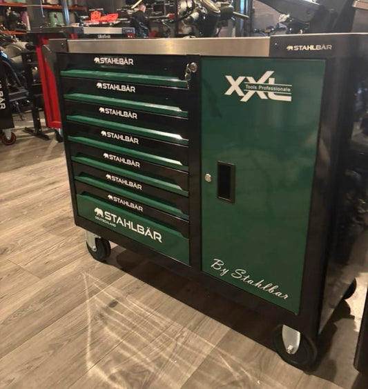 Stahlbar Gereedschapswagen XXL Krachtdoppen Groen