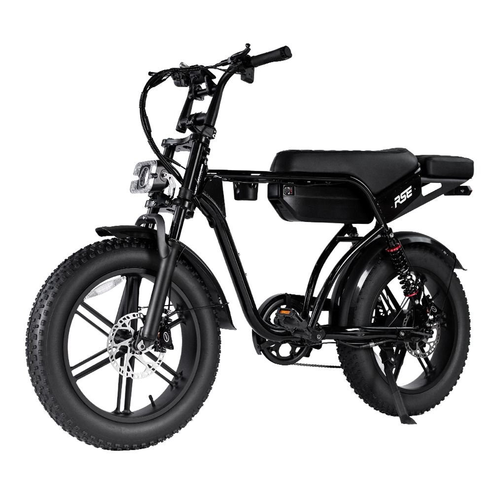 RSE Pro Elektrische Fatbike | Zwart | NFC | Bekerhouder