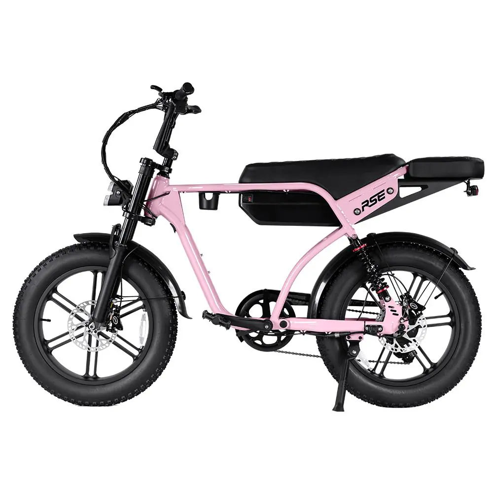 RSE Pro Elektrische Fatbike | Groen | Roze | Bekerhouder