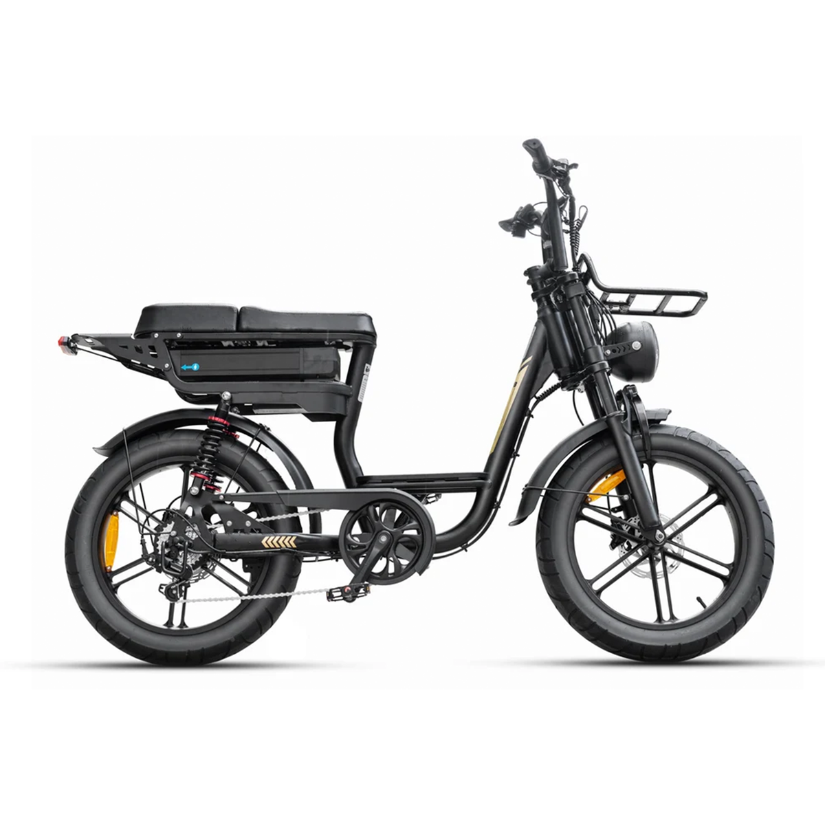 Ouxi C28 Pro Elektrische Fatbike | Black/Gold | Slot