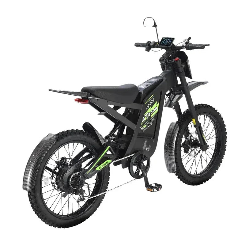 GT2000 Elektrische Fatbike & Crossbike – Groen (2000W High-Performance Edition)