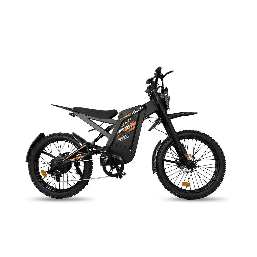 GT2000 Elektrische Fatbike & Crossbike – Oranje (2000W High-Performance Edition)
