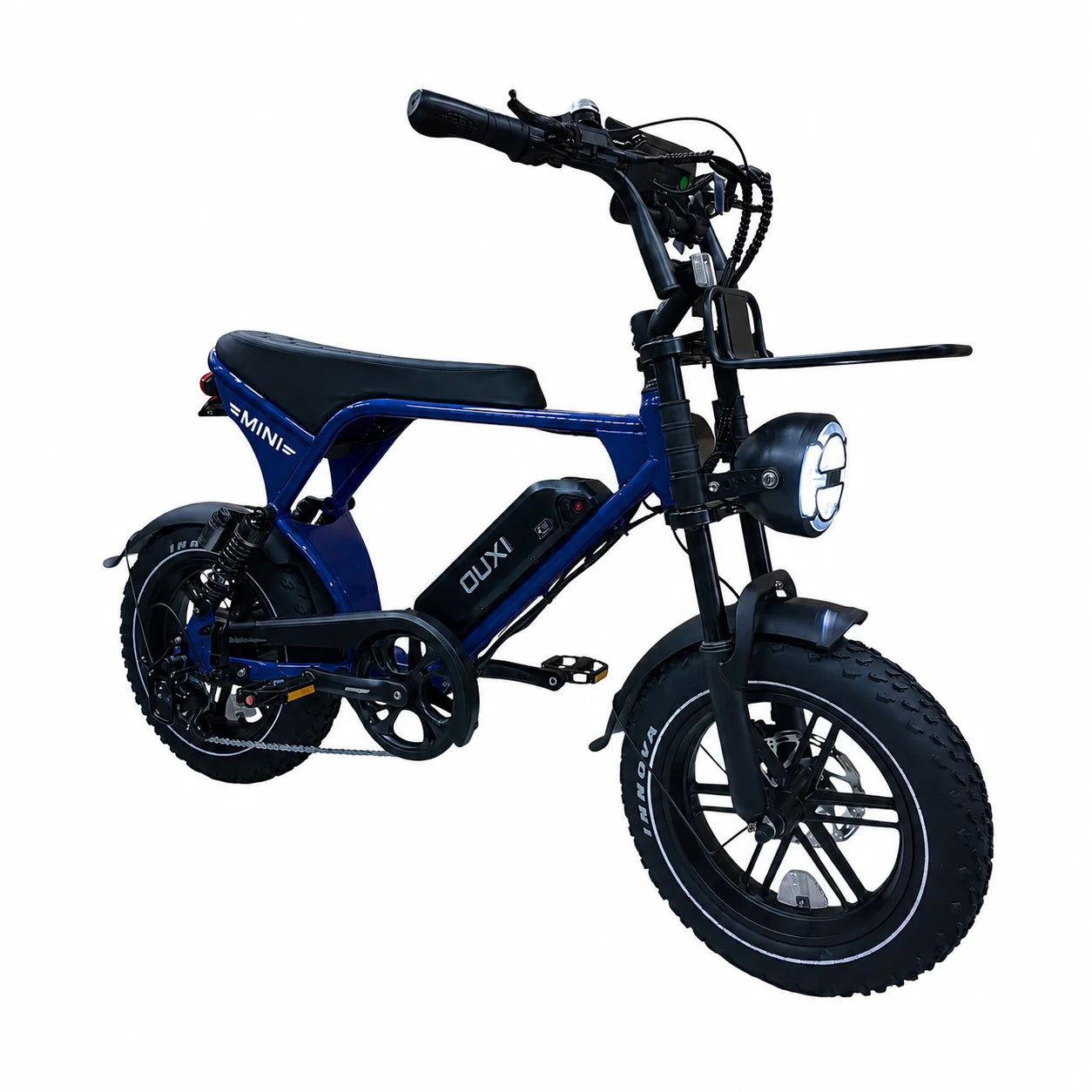 OUXI V8 Ultra Mini Elektrische Fatbike | Blauw | Bluetooth
