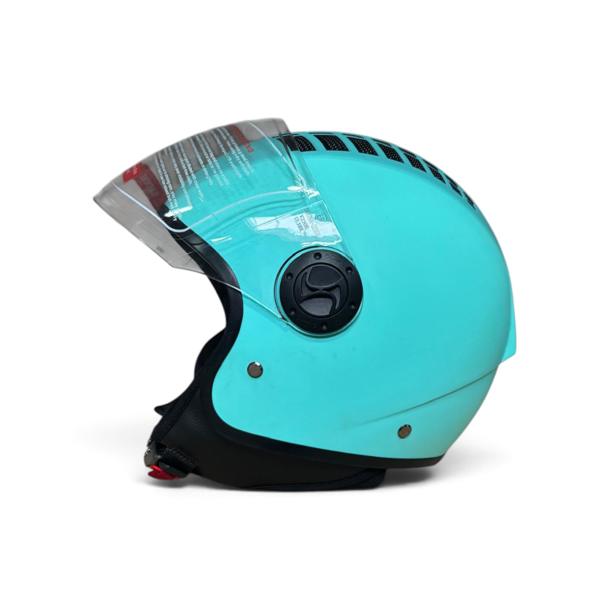 Ultra Motocross Jethelm met Vizier Blue Ice