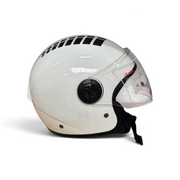 Ultra Motocross Jethelm met Vizier Ice White