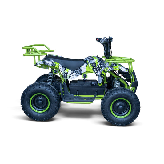 Ultra Motocross Lime groen Elektrische Kinderquad 1000W 48V