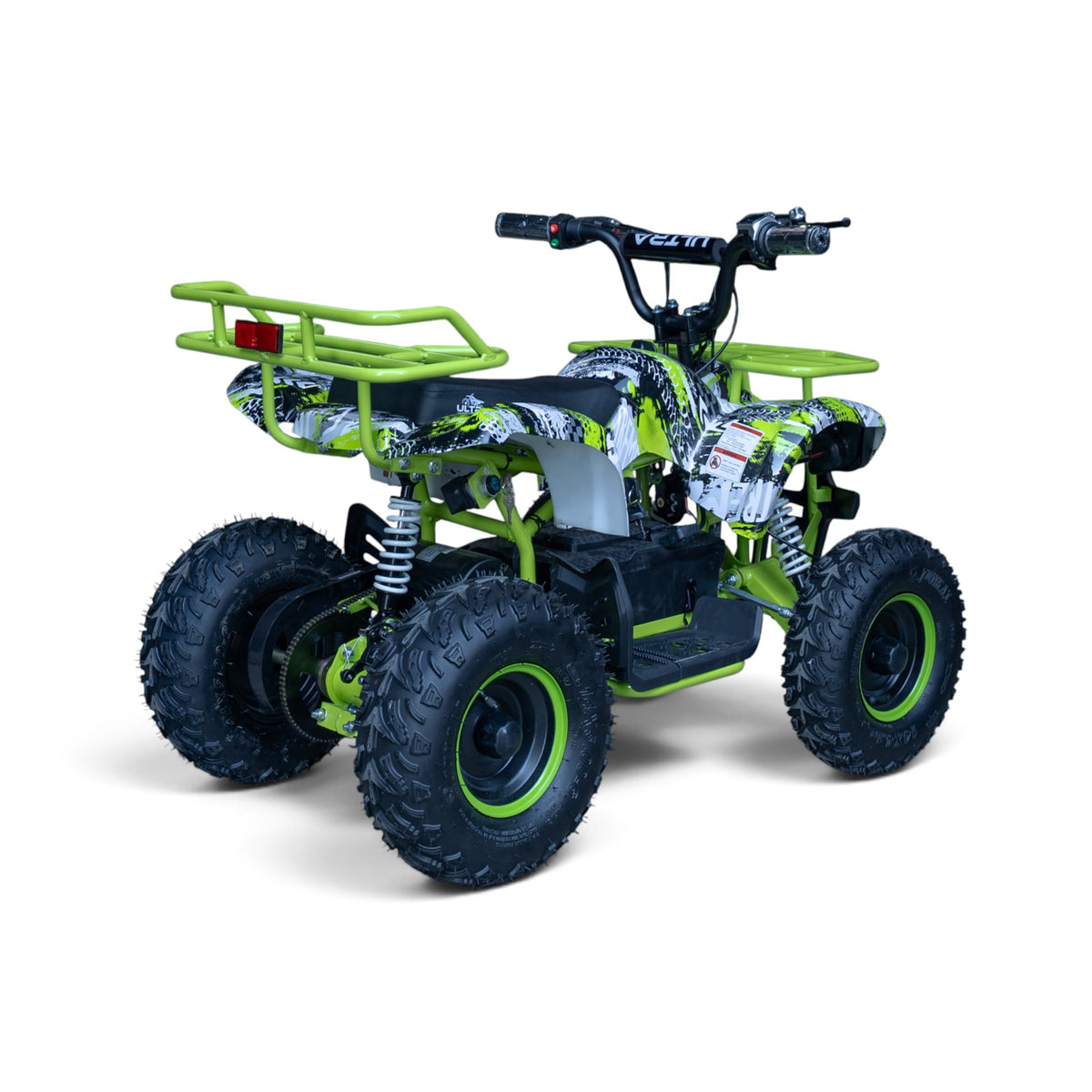 Ultra Motocross Lime groen Elektrische Kinderquad 1000W 48V