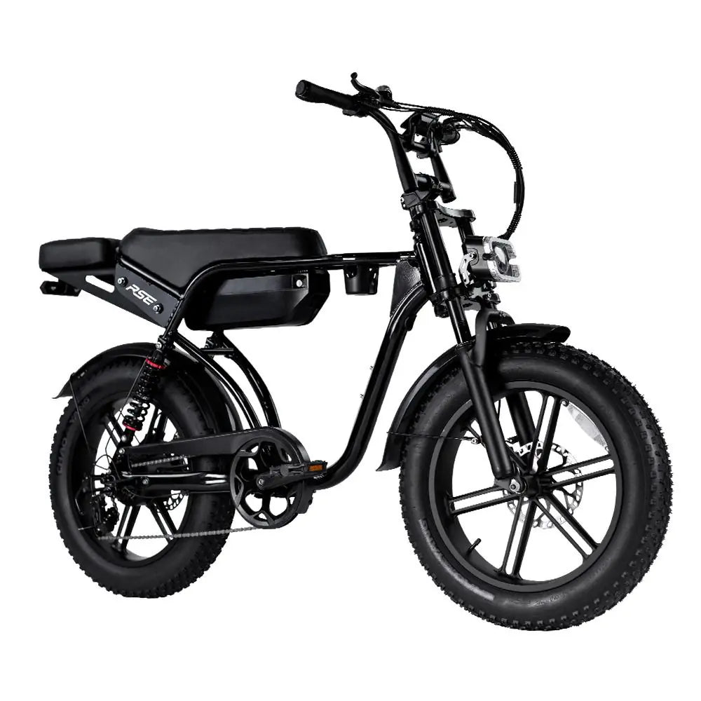 RSE Pro Elektrische Fatbike | Zwart | NFC | Bekerhouder