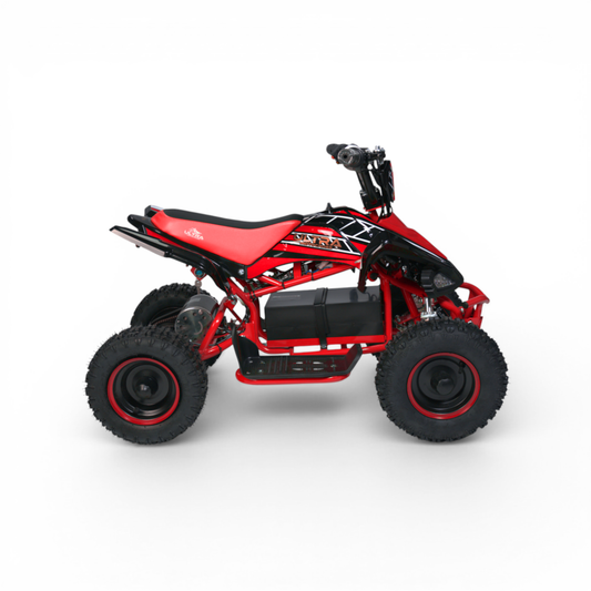 Ultra Rood Elektrische Kinderquad 1000W 36V (3 t/m 10 Jaar)