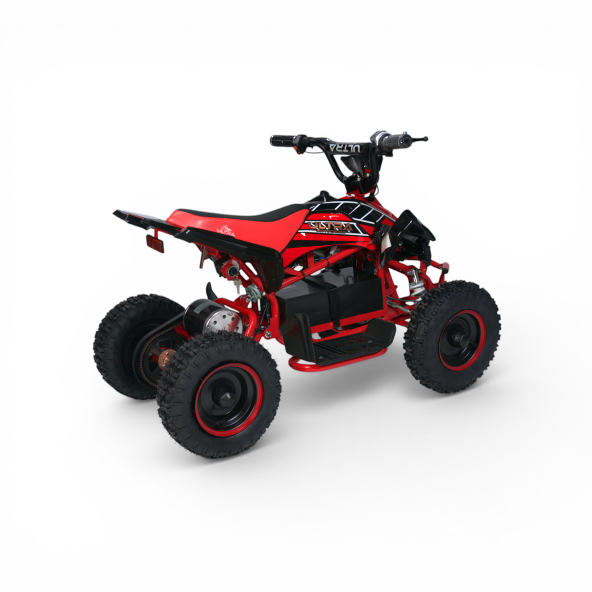 Ultra Rood Elektrische Kinderquad 1000W 36V (3 t/m 10 Jaar)