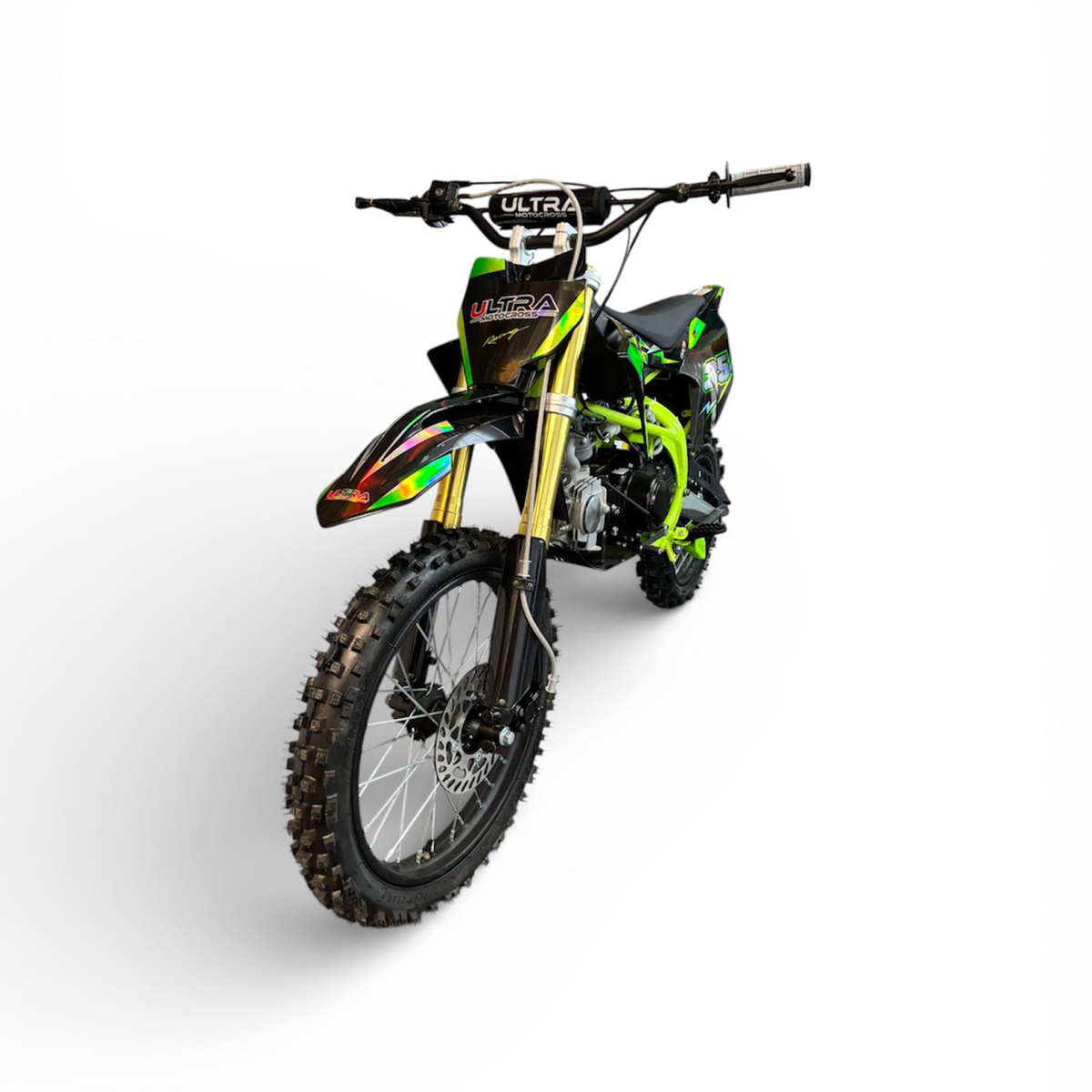 Ultra Motocross Crossmotor Racing 125cc Pro 95km/h 4-Takt Schakel Groen