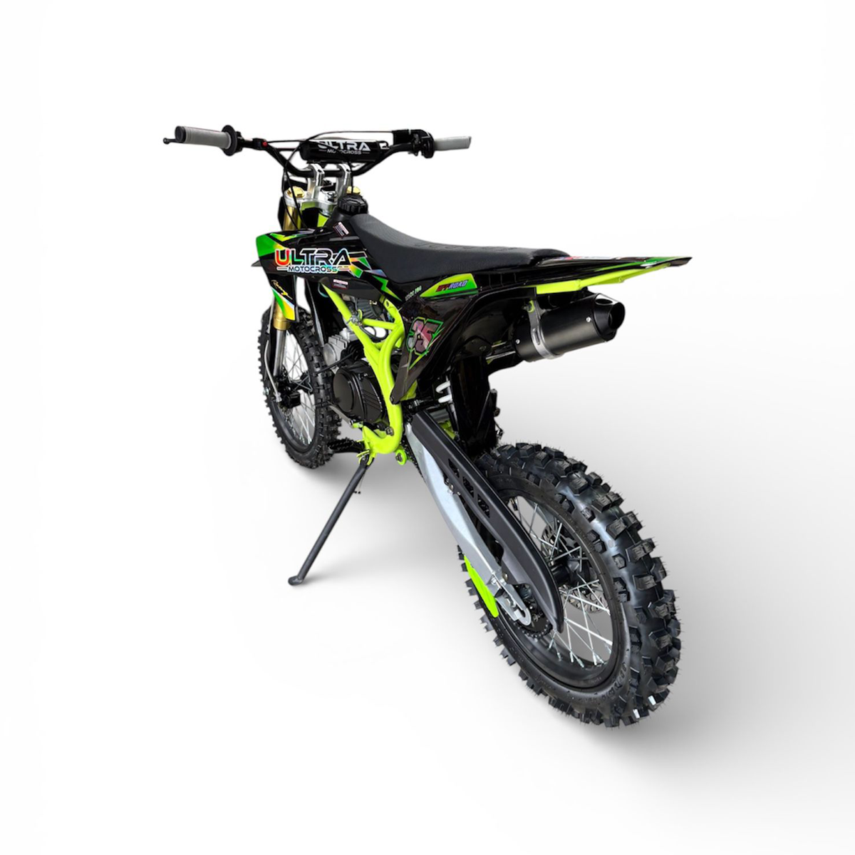 Ultra Motocross Crossmotor Racing 125cc Pro 95km/h 4-Takt Schakel Groen