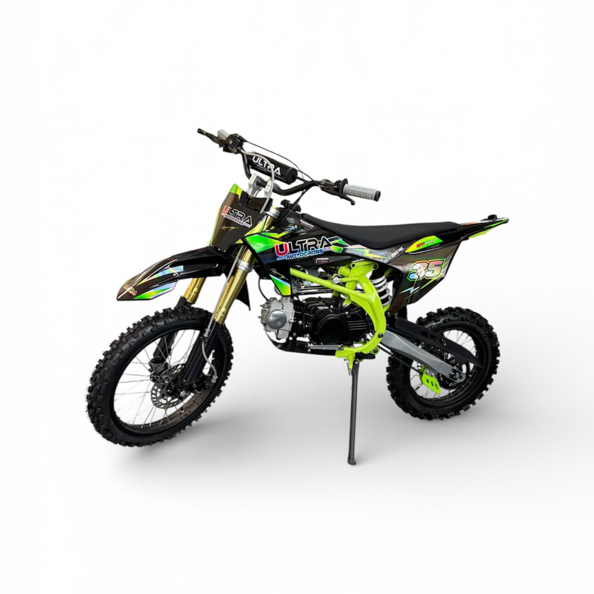 Ultra Motocross Crossmotor Racing 125cc Pro 95km/h 4-Takt Schakel Groen