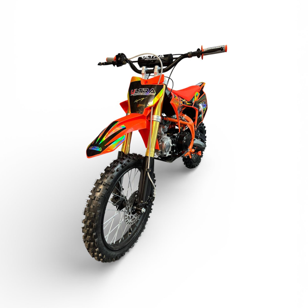 Ultra Motocross Crossmotor Racing 125cc Pro 95km/h 4-Takt Schakel Oranje