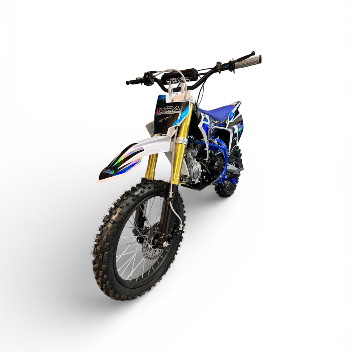 Ultra Motocross Crossmotor Racing 125cc Pro 95km/h 4-Takt Schakel Blauw