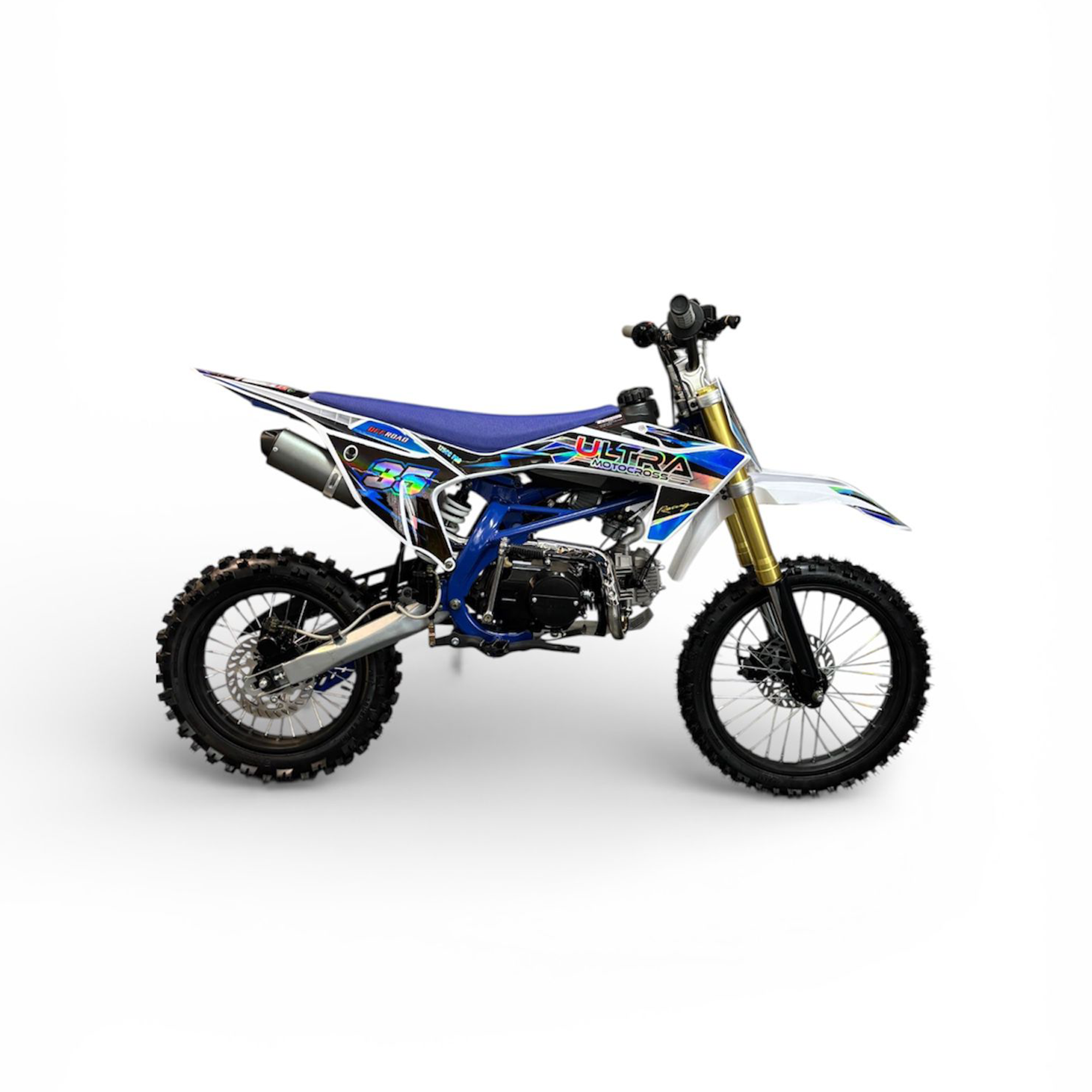 Ultra Motocross KTM Racing 125cc Pro 95km/h 4-Takt Blauw
