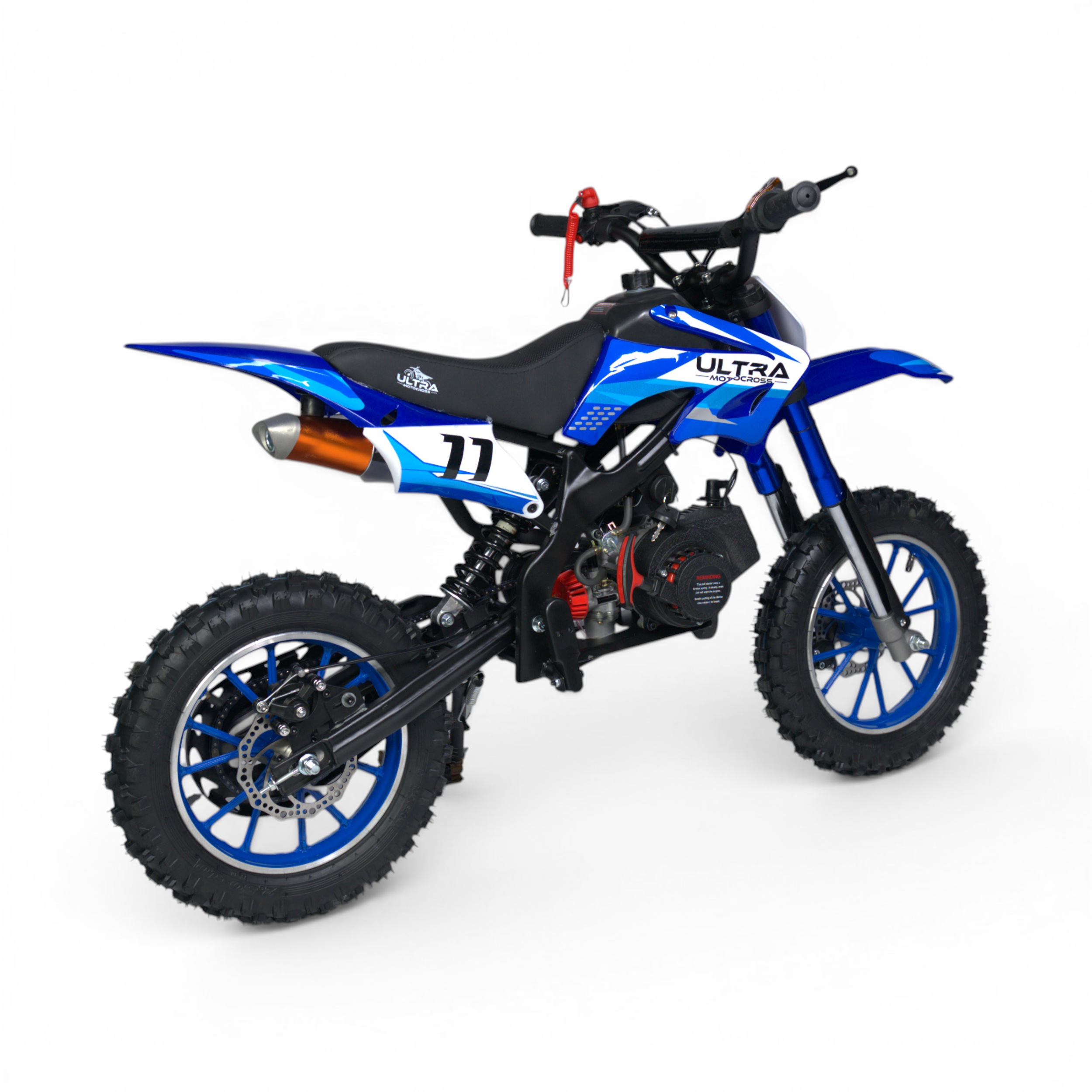 Ultra Motocross Kindercrosser 50cc 2 Takt Automaat Blauw