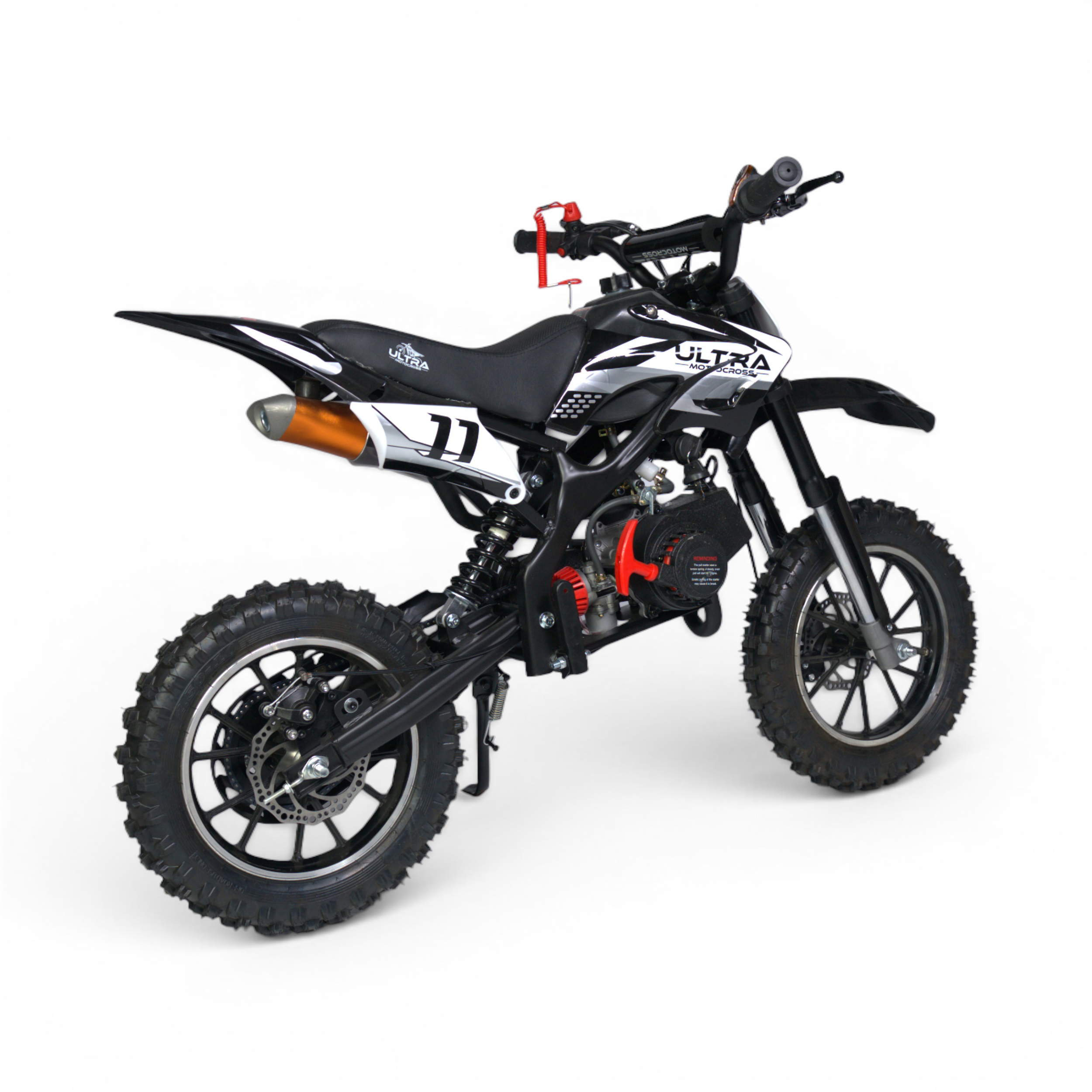 Ultra Motocross Kindercrosser 50cc 2 Takt Automaat Zwart