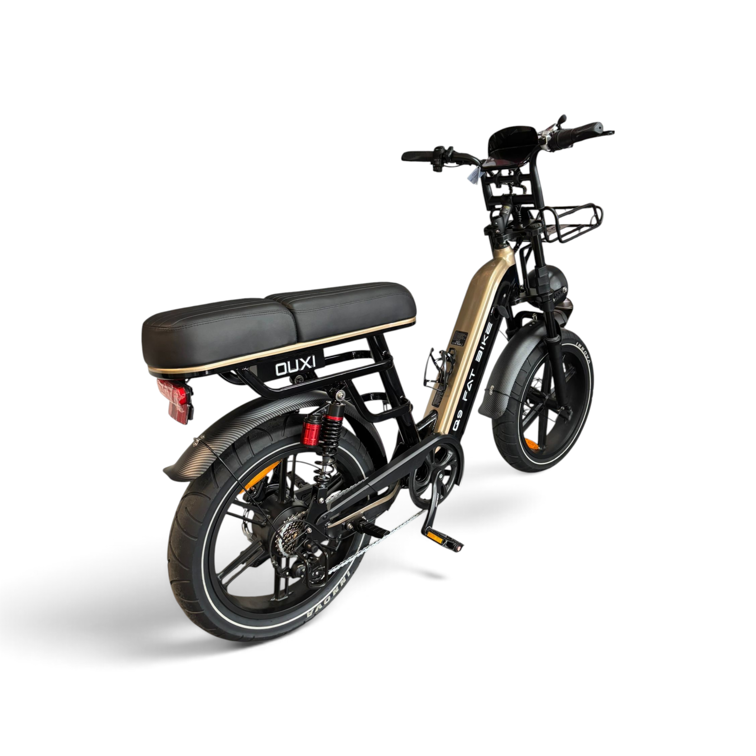 OUXI Q9 Elektrische Familie Fatbike – NFC – Black Gold