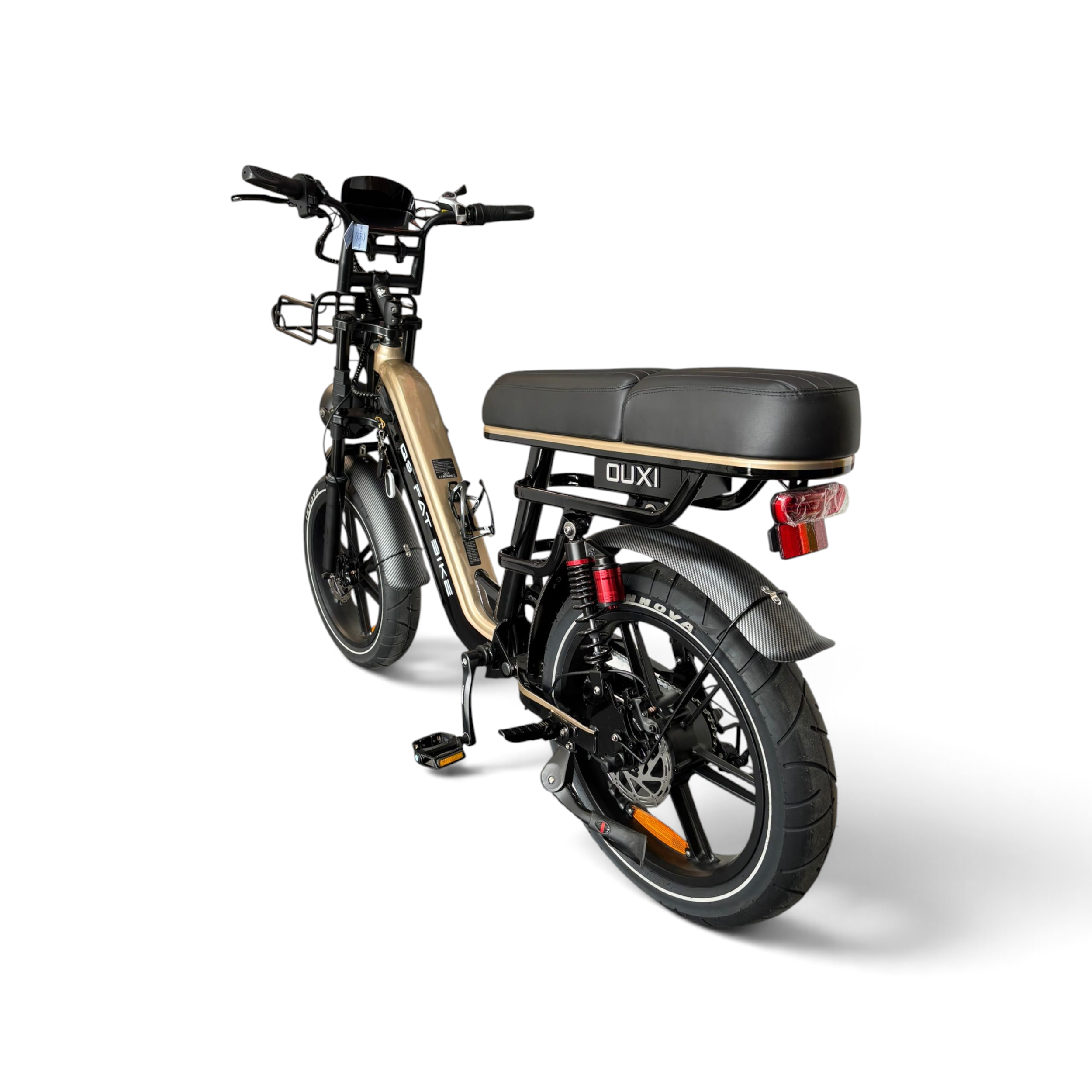 OUXI Q9 Elektrische Familie Fatbike – NFC – Black Gold