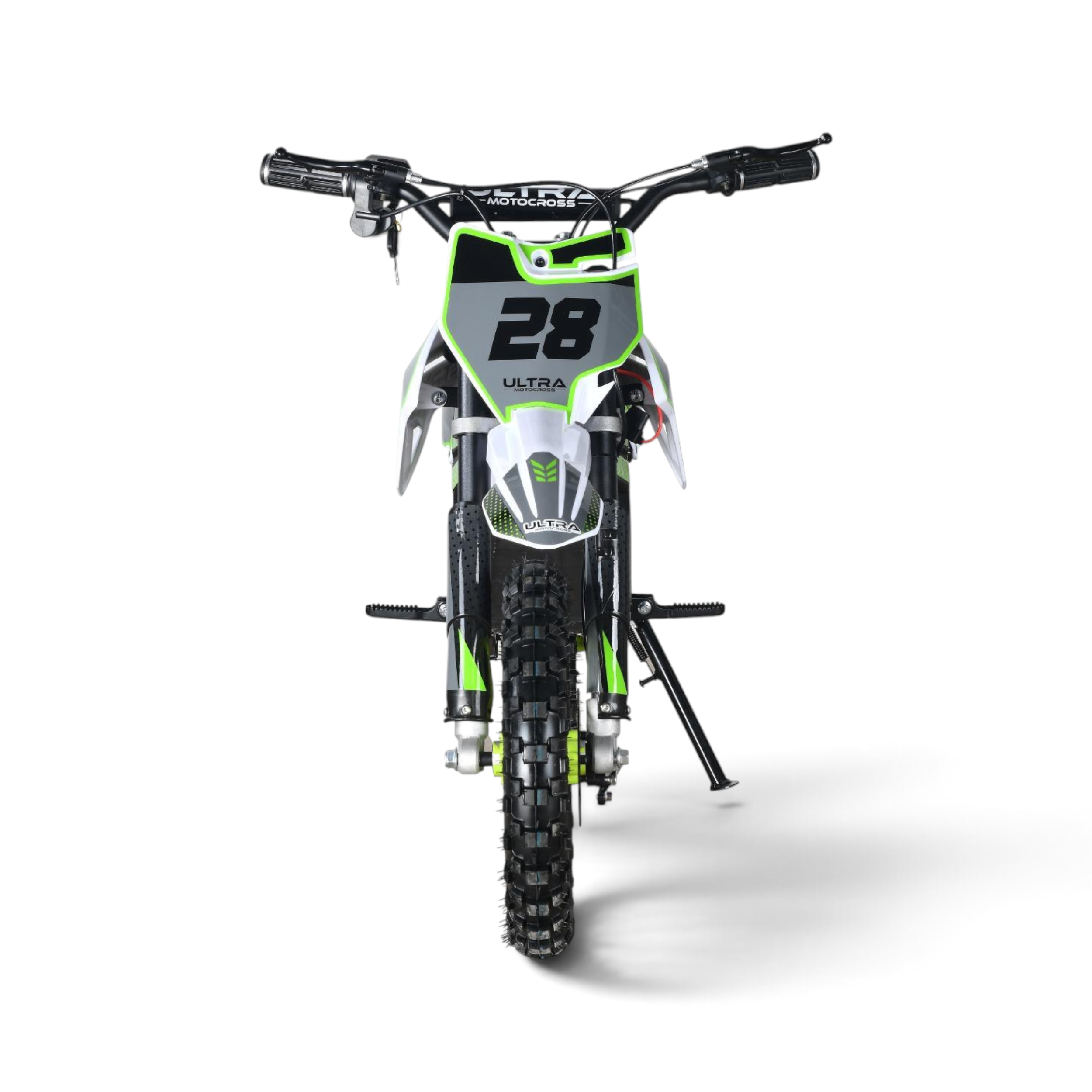 Ultra Motocross Rood Elektrische Crosser 1000W 36V Accu Groen