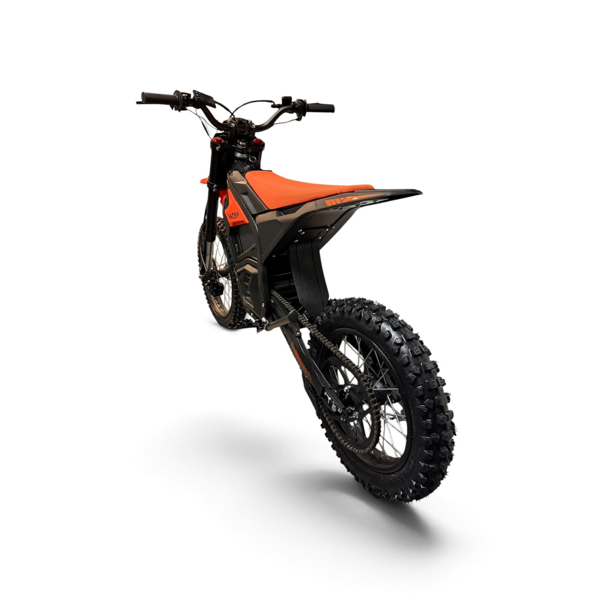 Ultra Motocross ED60 Dirtbike 5000W 60V 80KM/H Elektrische Crosser Oranje