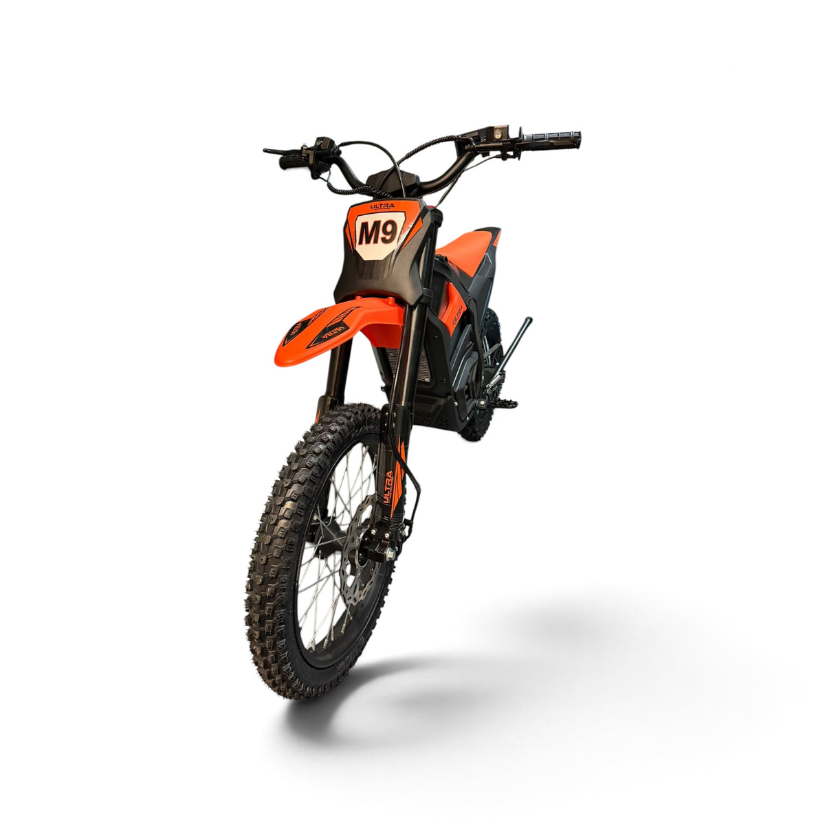Ultra Motocross ED60 Dirtbike 5000W 60V 80KM/H Elektrische Crosser Oranje