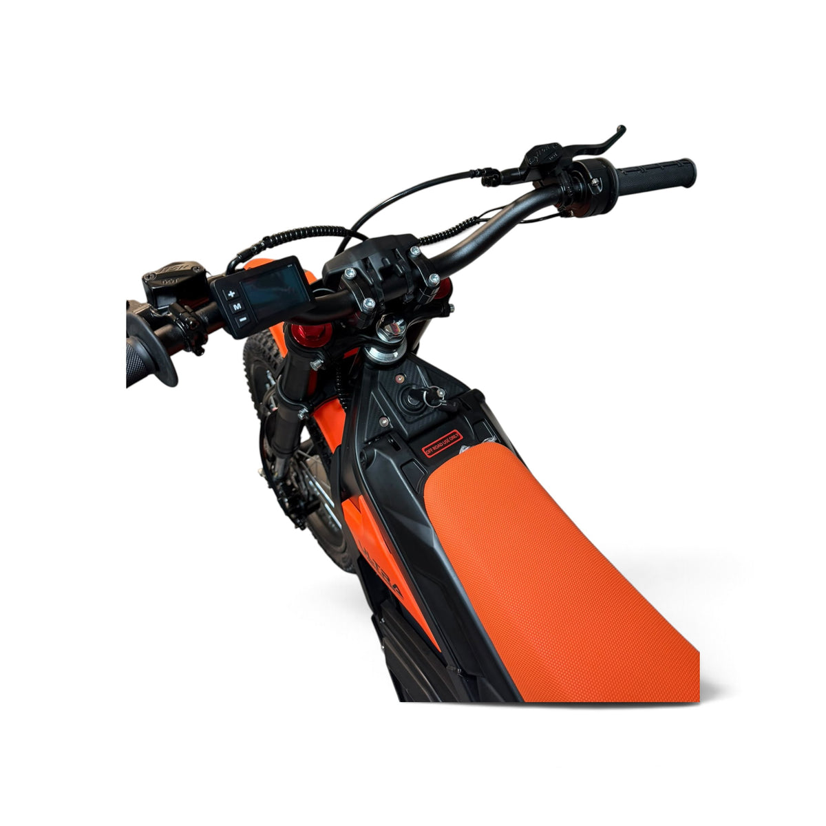 Ultra Motocross ED60 Dirtbike 5000W 60V 80KM/H Elektrische Crosser Oranje