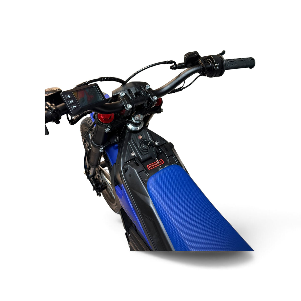 Ultra Motocross ED60 Dirtbike 5000W 60V 80KM/H Elektrische Crosser Blauw
