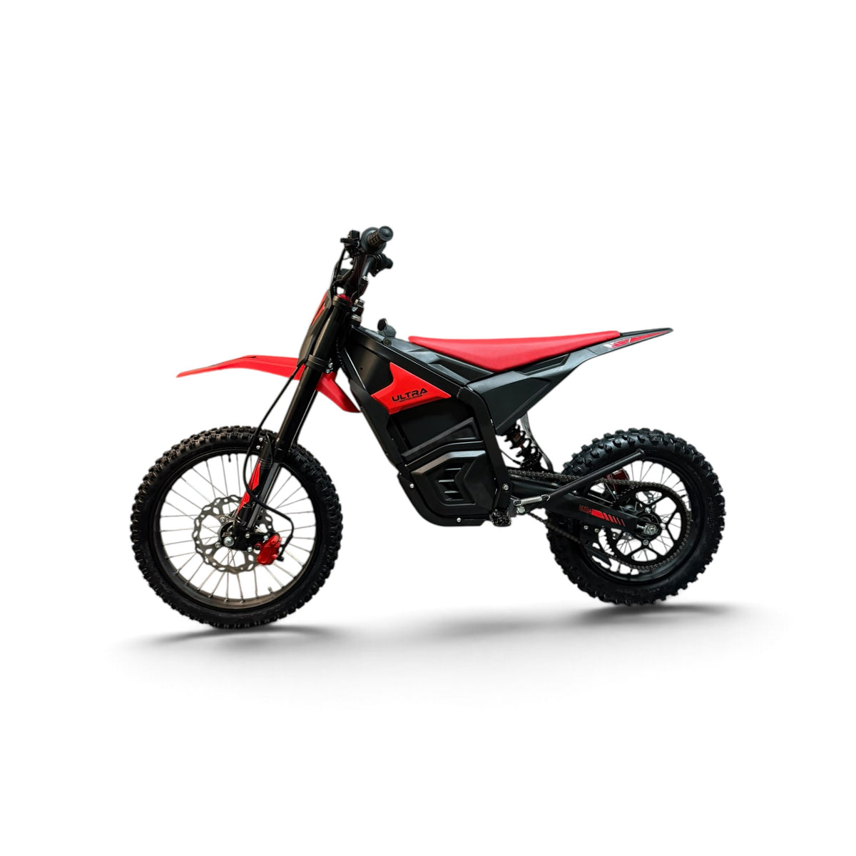 Ultra Motocross ED60 Dirtbike 5000W 60V 80KM/H Elektrische Crosser Rood