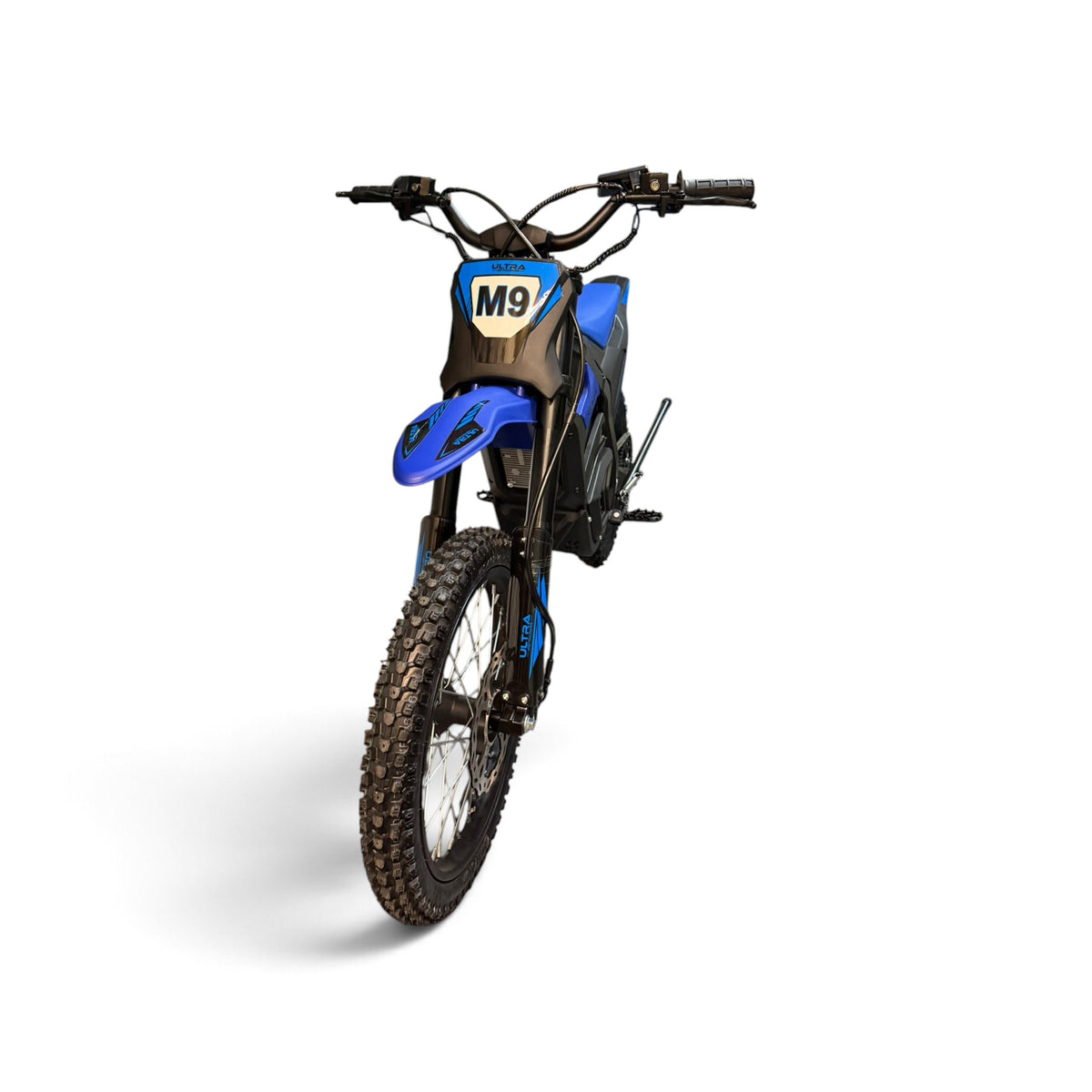 Ultra Motocross ED60 Dirtbike 5000W 60V 80KM/H Elektrische Crosser Blauw