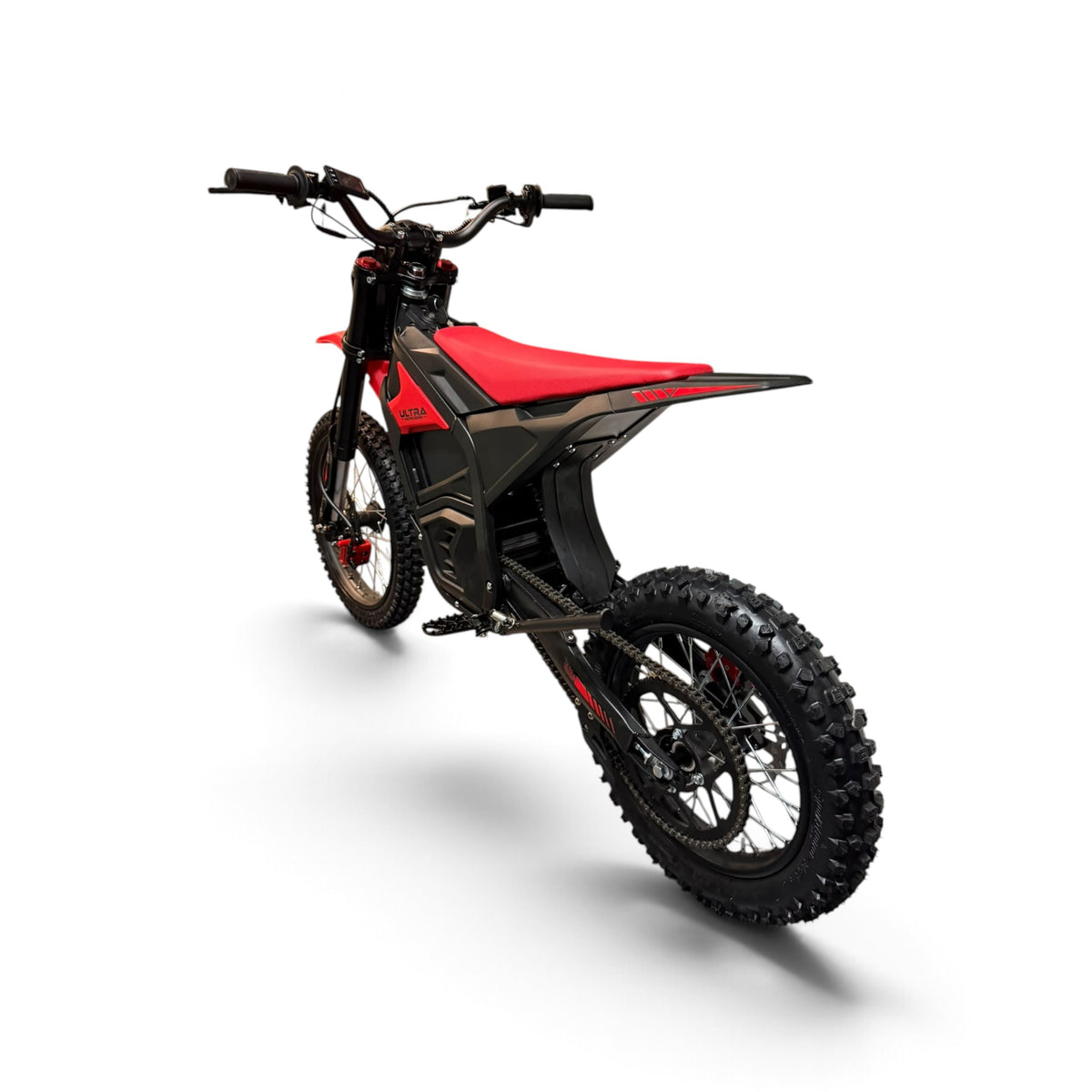 Ultra Motocross ED60 Dirtbike 5000W 60V 80KM/H Elektrische Crosser Rood