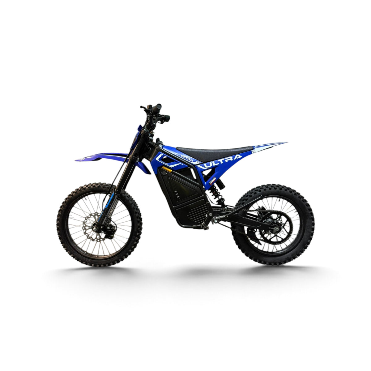 Ultra Motocross M8 7500W 72V 90KM/H Elektrische Crossmotor Blauw