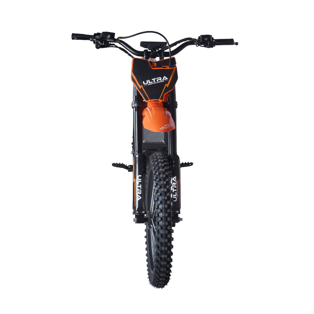 Ultra Motocross M8 7500W 72V 90KM/H Elektrische Crossmotor Oranje