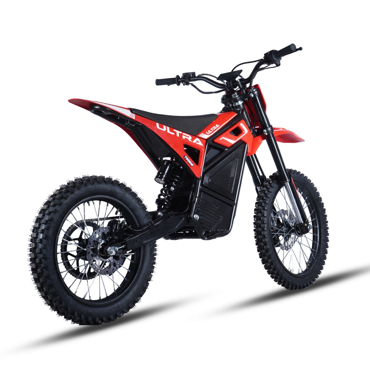 Ultra Motocross M8 7500W 72V 90KM/H Elektrische Crossmotor Rood