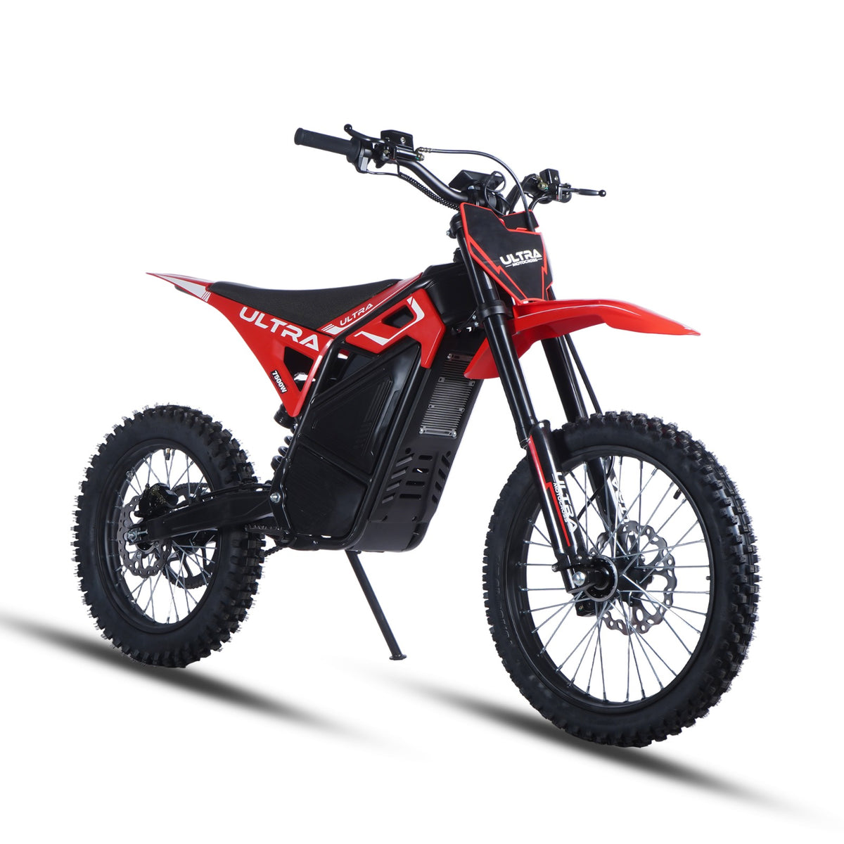 Ultra Motocross M8 7500W 72V 90KM/H Elektrische Crossmotor Rood