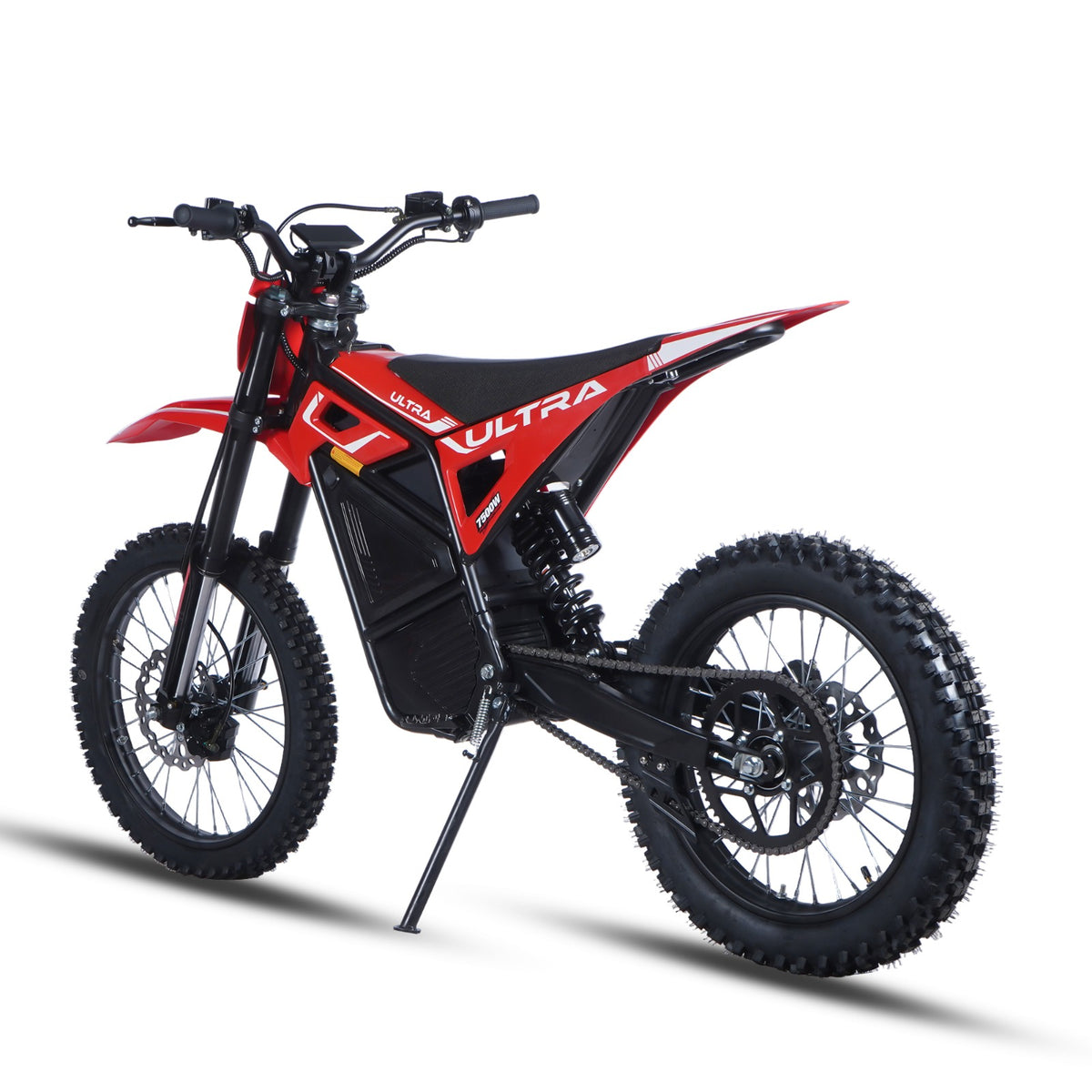Ultra Motocross M8 7500W 72V 90KM/H Elektrische Crossmotor Rood