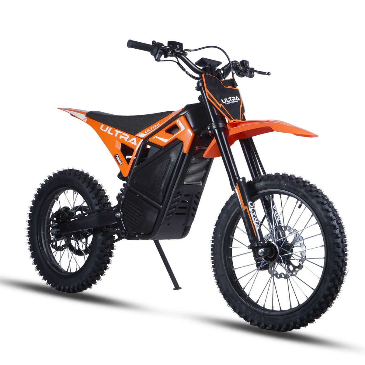 Ultra Motocross M8 7500W 72V 90KM/H Elektrische Crossmotor Blauw