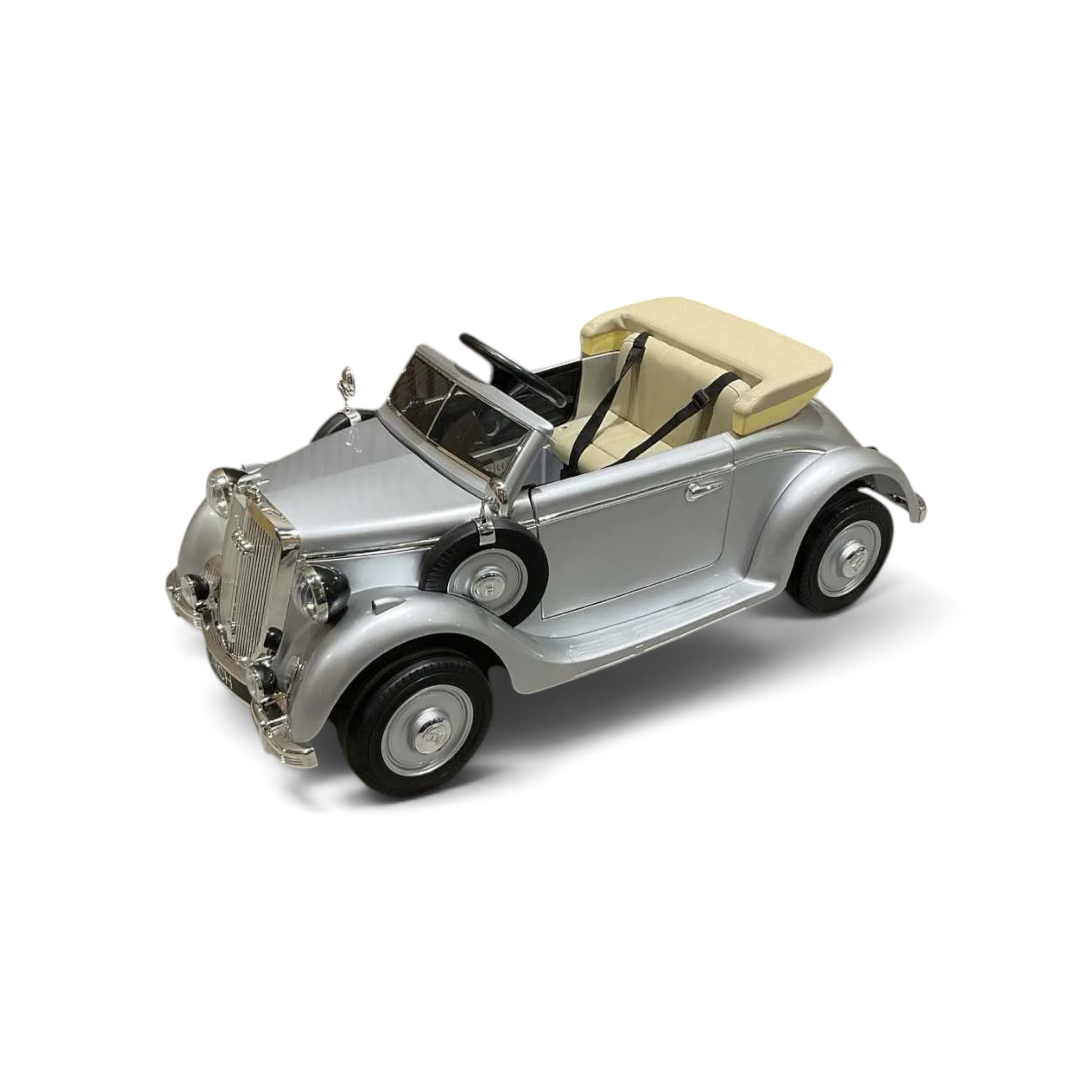Audi Horch 930V Kinderauto 1938 – Zilver Metallic – 2 Personen
