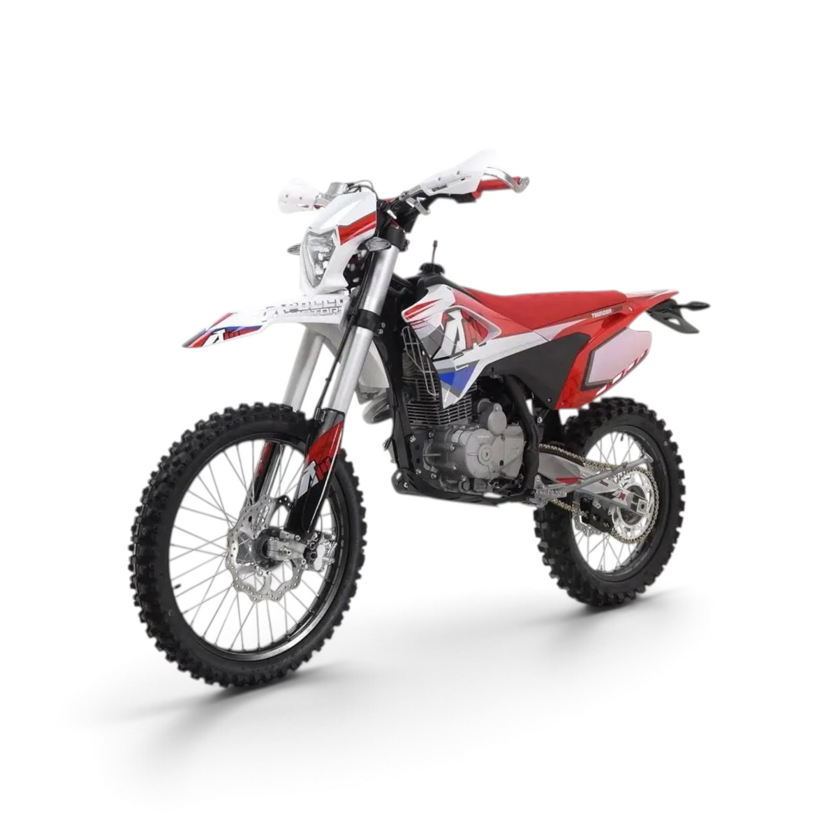 Apollo Thunder Enduro Crossmotor Rood - Wit 300cc Pro – 26 PK / 120 km/h