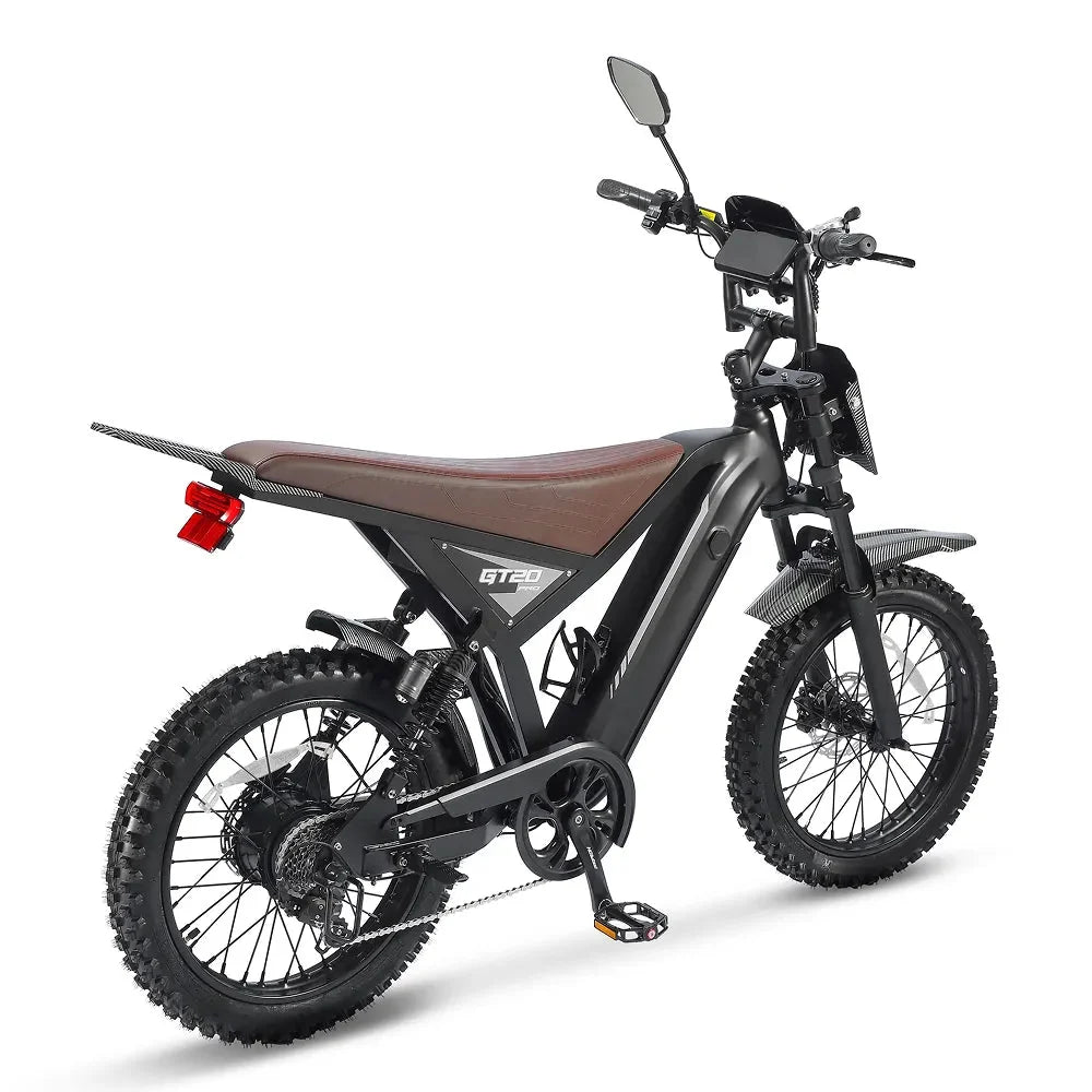 OUXI GT20 Pro Cross Elektrische Fatbike Black 2026 | NFC | Alarm